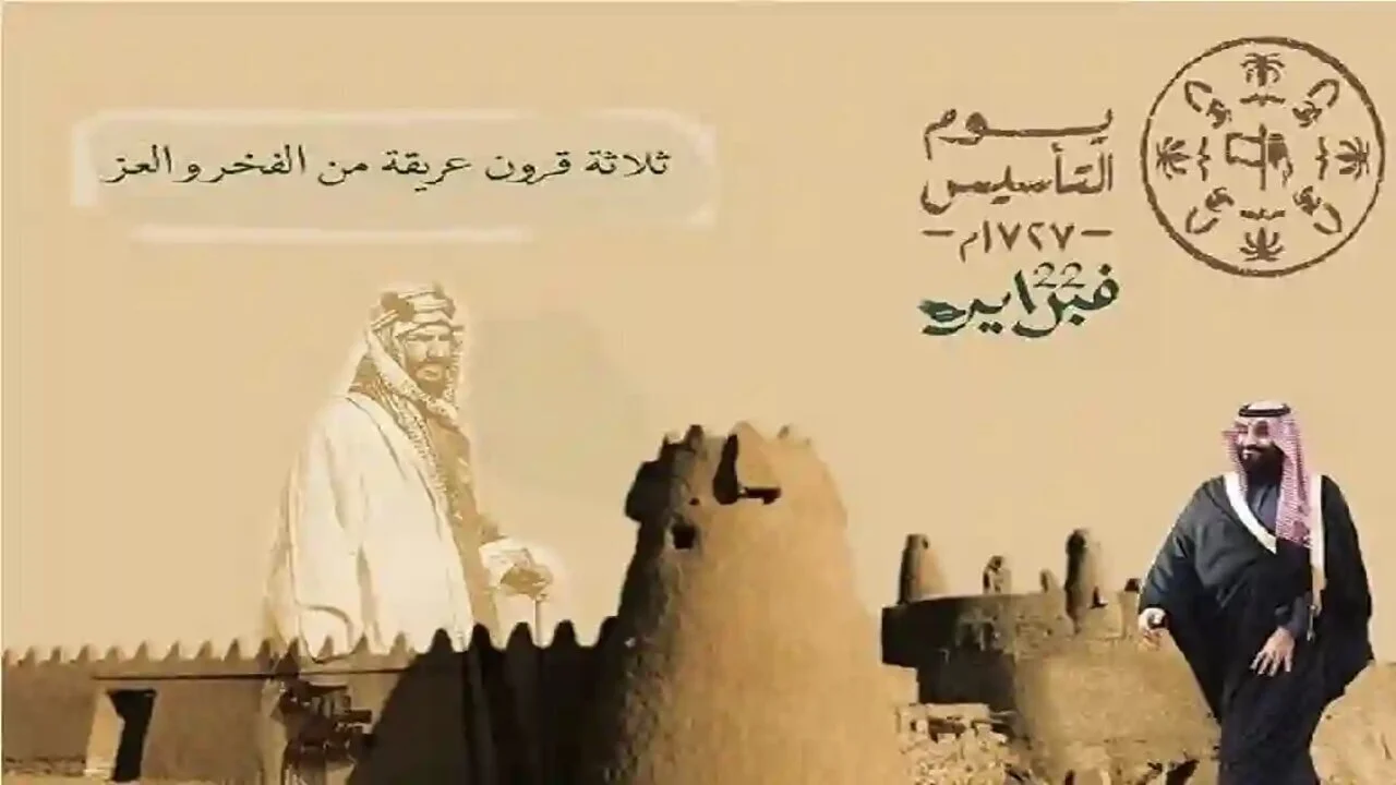 موعد يوم التأسيس السعودي 2025 وأجمل عبارات التهنئة لهذا اليوم