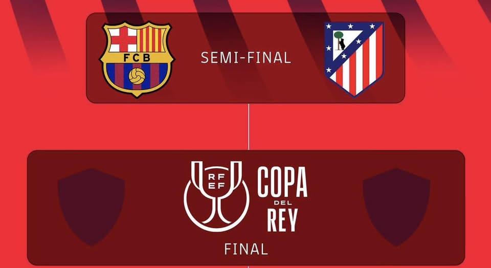 موعد مباراة برشلونة واتلتيكو مدريد في كأس ملك إسبانيا اليوم والمعلق
