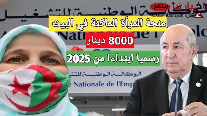 لينك فعال.. رابط التسجيل في منحة المرأة الماكثة في البيت 2025 بالجزائر عبر anem.dz