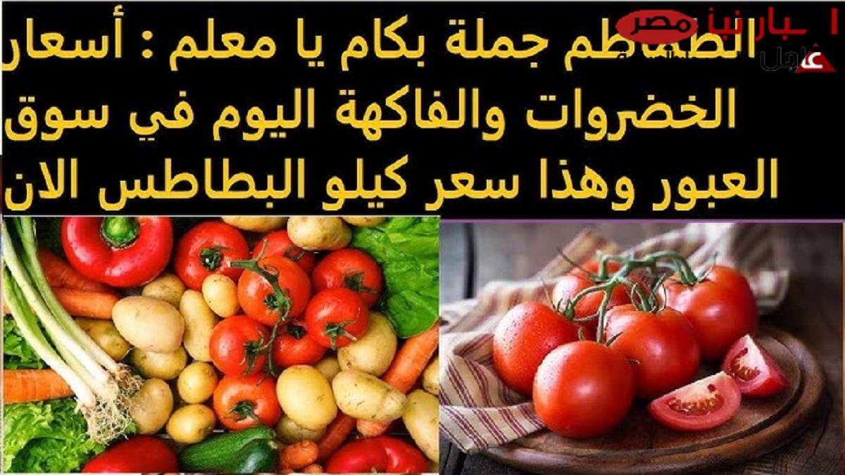 أسعار الخضروات في سوق العبور اليوم الإثنين 17 فبراير 2025 .. الطماطم بـ 2 جنيه بس