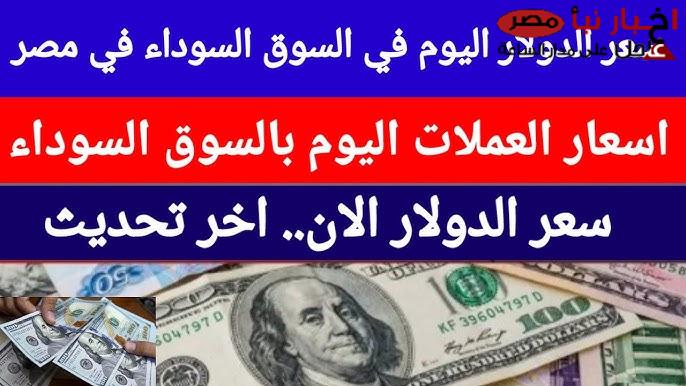 1 دولار كم جنيه مصري في السوق السوداء؟ سعر الدولار الآن بأخر التحديثات