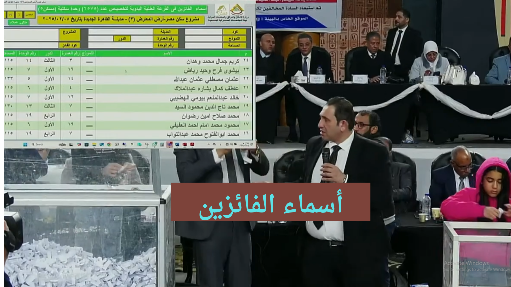 نتيجة قرعة سكن مصر 2025 و خطوات الاستعلام عن جميع المدن عبر هيئة المجتمعات services.gov
