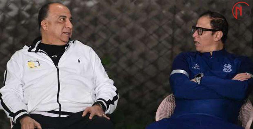 محمد مصيلحي يتفقد معسكر فريق الاتحاد السكندري تحضيرا لمواجهة الإسماعيلي