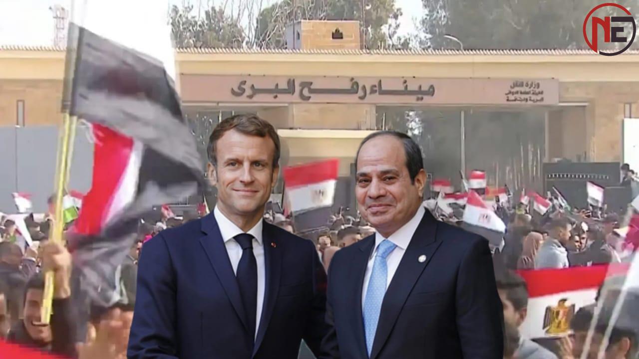 “زيارة الرئيس الفرنسي ماكرون للعريش يوم الثلاثاء ت coinciding مع وقفة تضامن مصرية عند معبر رفح”