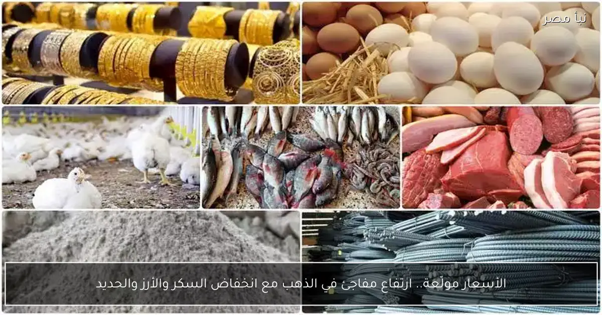 الأسعار مولّعة.. ارتفاع مفاجئ في الذهب مع انخفاض السكر والأرز والحديد