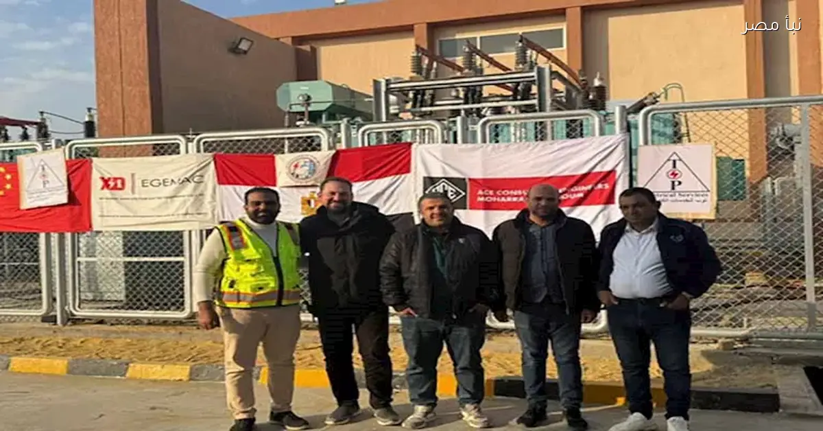 إطلاق التيار الكهربائي بمحطتي محولات ND4 وND5 في الدلتا الجديدة