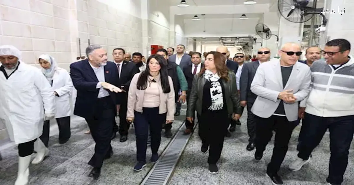 افتتاح المجزر الآلي ووضع حجر أساس السوق الجديد بقرية الحبيل