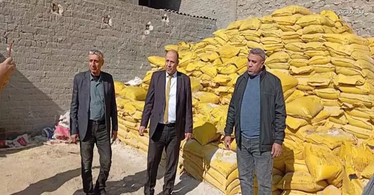 ضبط مخزن غير مرخص للأسمدة المدعمة في المحلة الكبرى