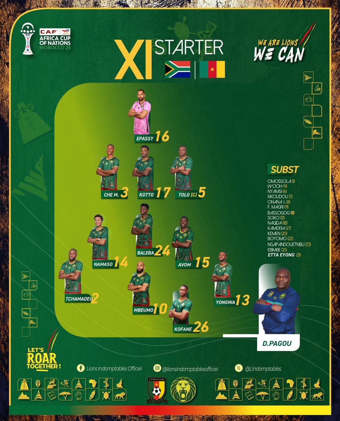 تشكيل الكاميرون 