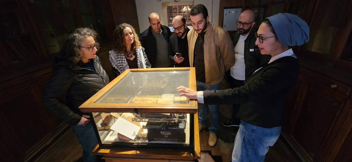 أدباء العرب في رحاب مكتبة المتحف المصري بالتحرير