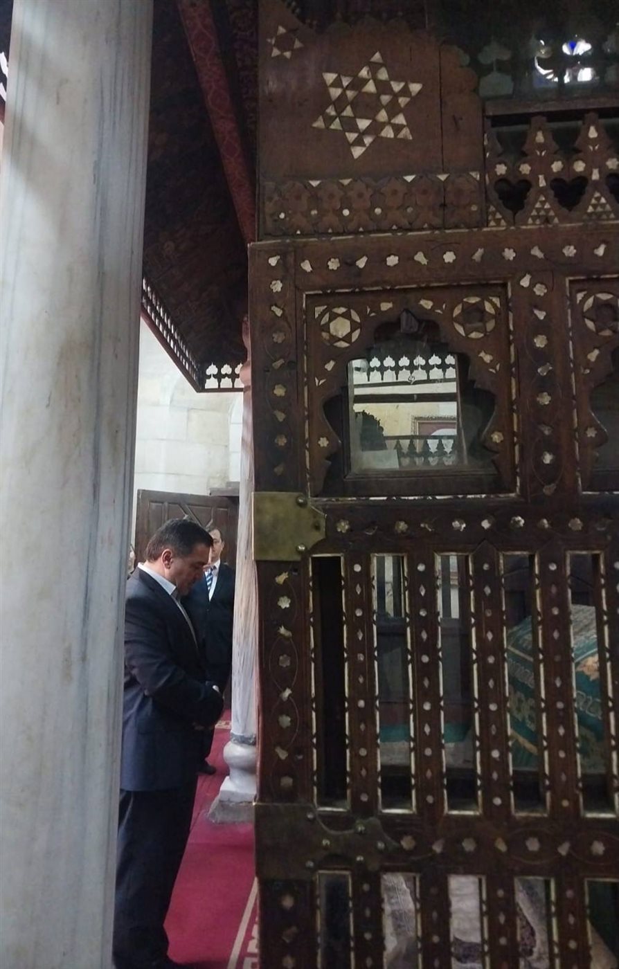 منطقة آثار الإمام الشافعي تستقبل نائب وزير خارجية طاجيكستان والوفد المرافق