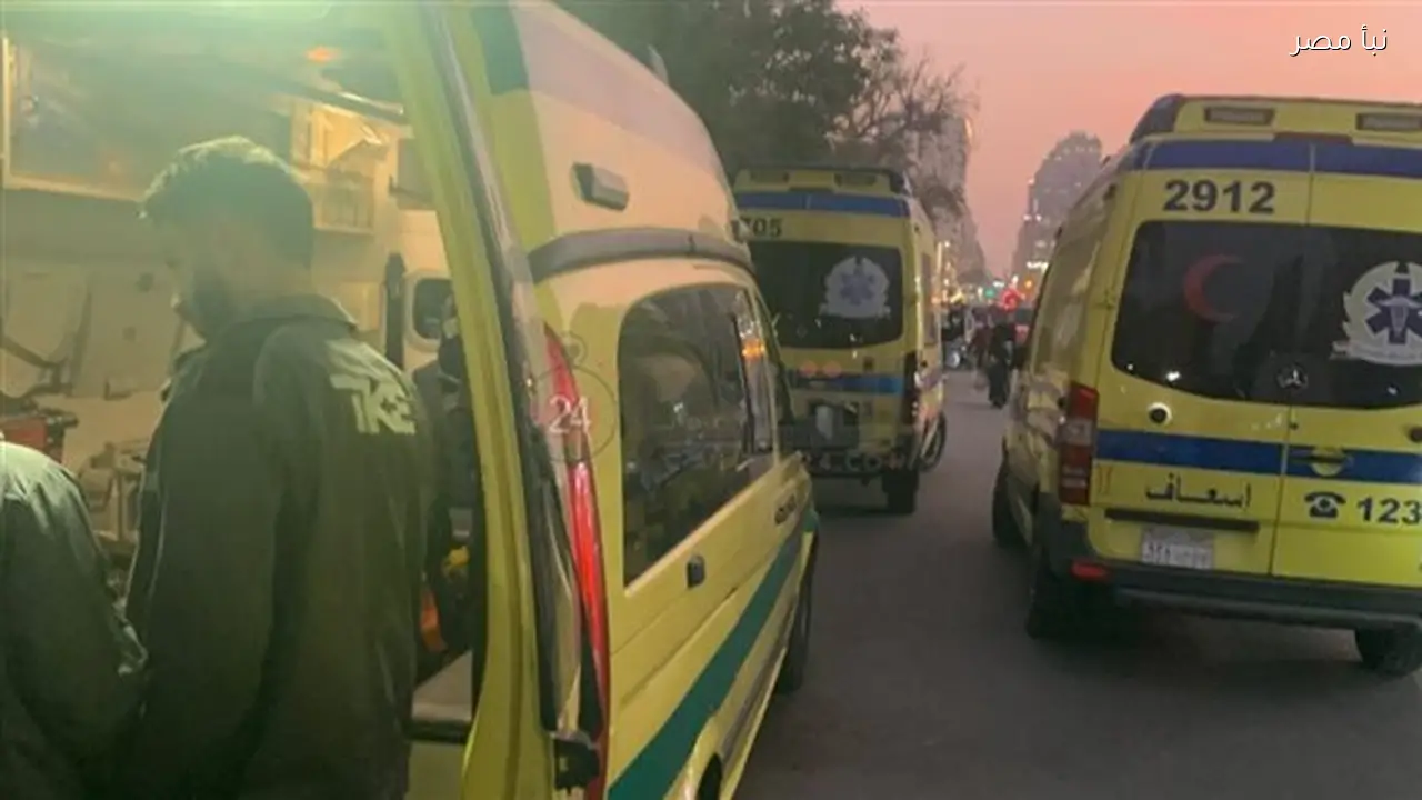 إصابة ثلاثة أشخاص في حادث انقلاب ميكروباص على طريق شبرا بنها الحر