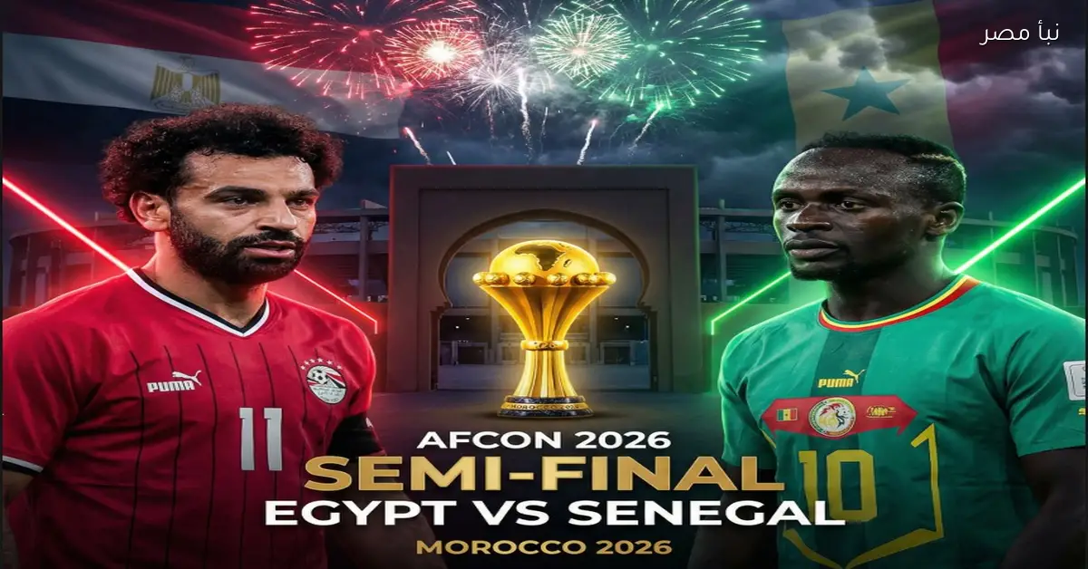 موعد مباراة مصر والسنغال القادمة في ½ نهائي أمم أفريقيا