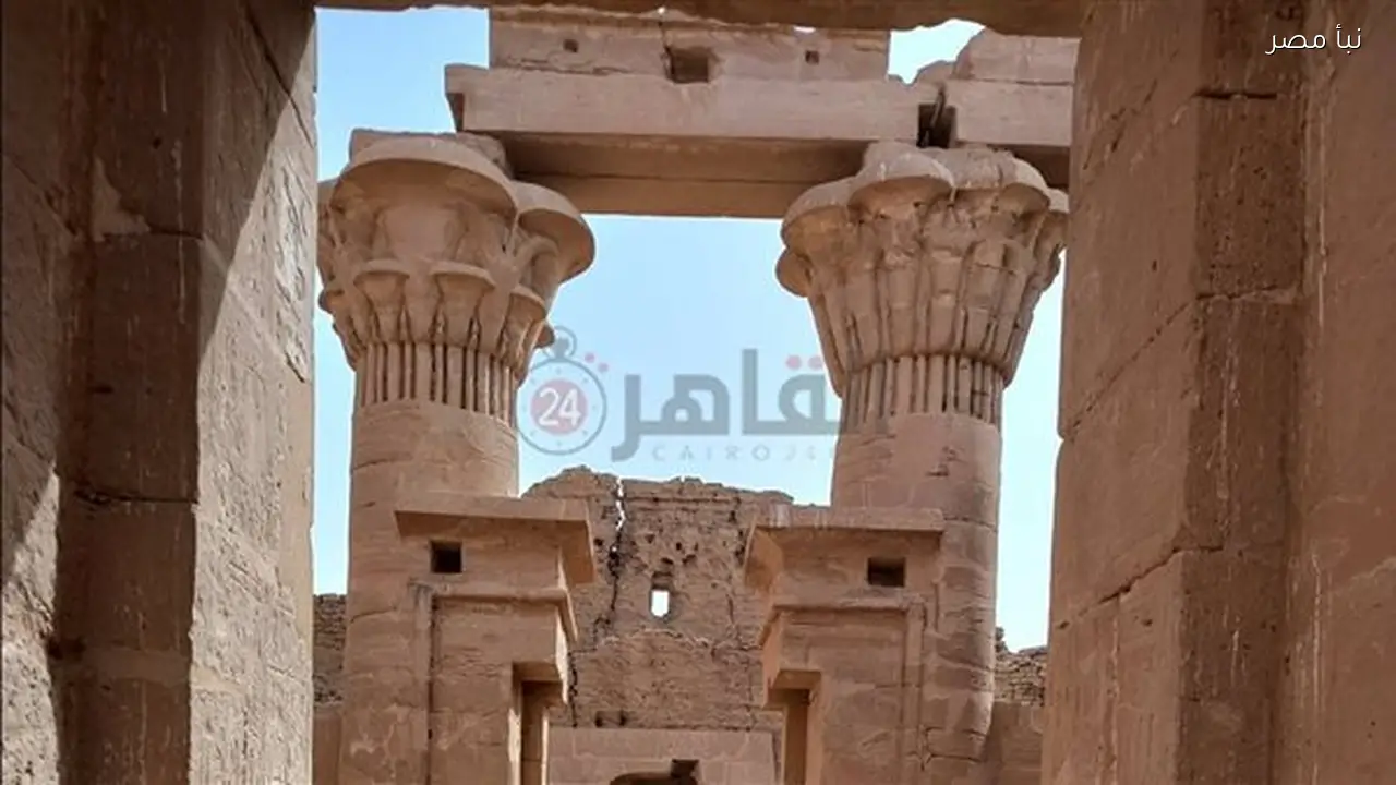 ترميم معبد الغويطة في مدينة الخارجة الأثرية بالوادي الجديد يبدأ قريبًا