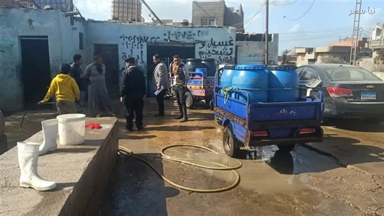ضبط سبع مغاسل سيارات مخالفة تلوث المجاري المائية في الفيوم