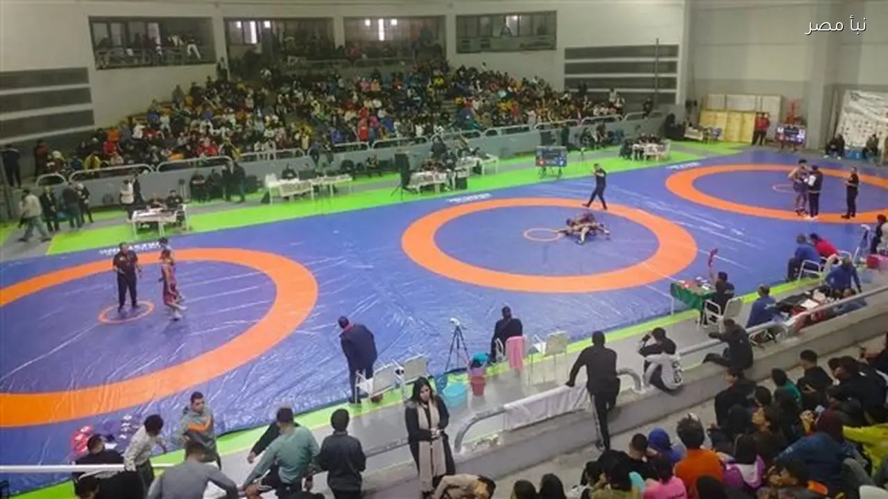 لاعبو جنوب سيناء يتنافسون في بطولة السوبر للمصارعة تحت سبعة عشر عامًا
