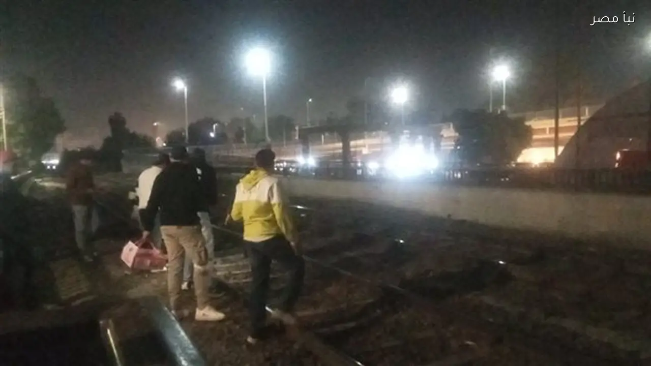 مصرع شخص وإصابة آخر جراء حادث اصطدام قطار في أسيوط