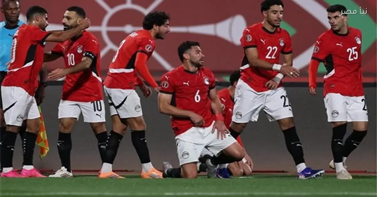 منتخب مصر يستعد لمواجهة بنين في دور الـ16 من البطولة من خلال تدريباته المكثفة