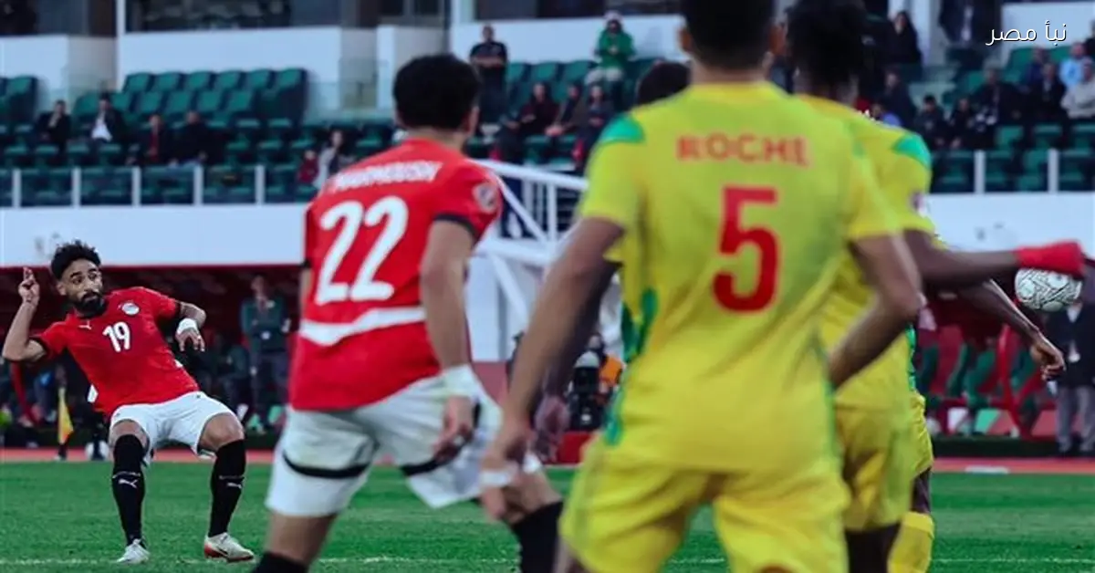ياسر إبراهيم يحرز الهدف الثاني لمنتخب مصر في مواجهة بنين بأمم إفريقيا بضربة رأسية