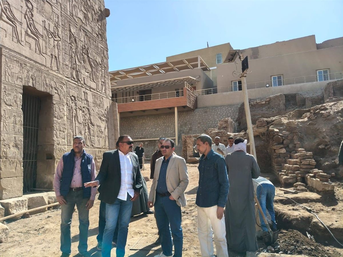 تطوير معبد خنوم بإسنا