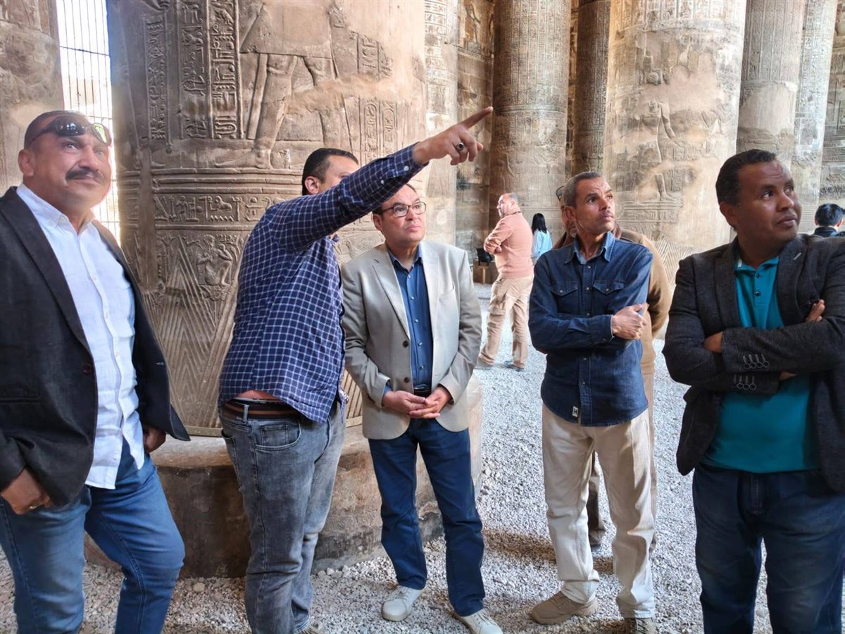 تطوير معبد خنوم بإسنا