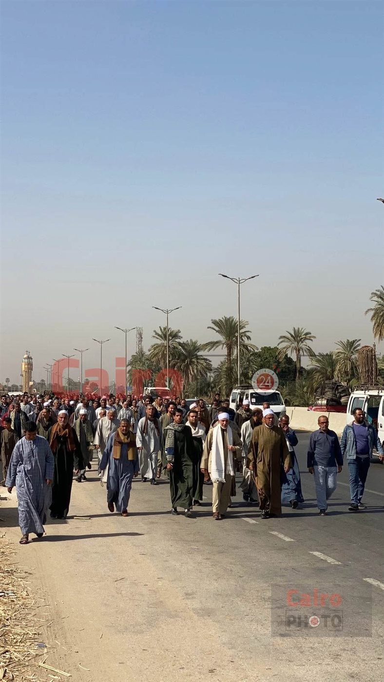 جنازة مهيبة لشيخ المالكية بالأقصر