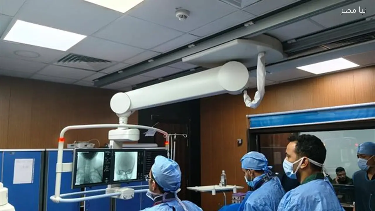 إجراء أربع حالات قسطرة مخية ناجحة بمستشفى طيبة التخصصي في الأقصر لأول مرة