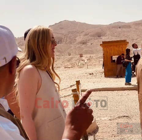 تيفاني ترامب في معبد حتشبسوت