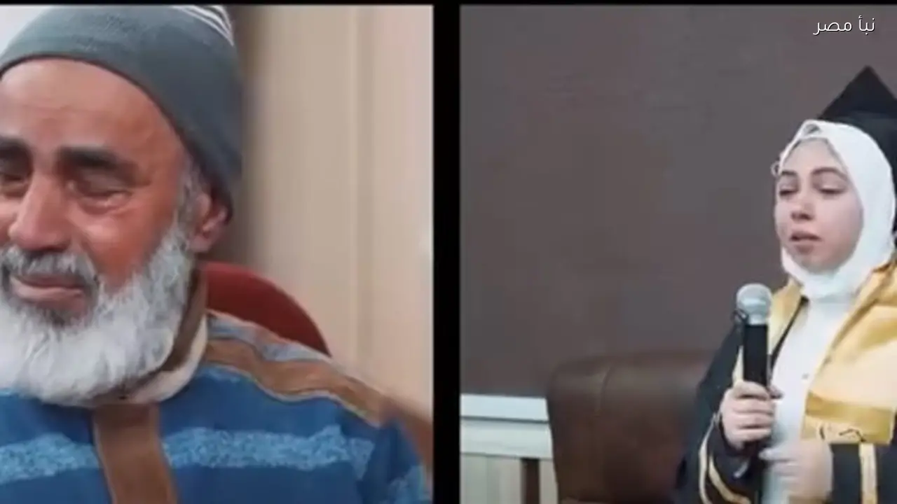 باحثة أزهرية تتأثر خلال مناقشة رسالتها للماجستير وتبكي أمام الحضور بسبب دعم والدها ودعوات والدتها