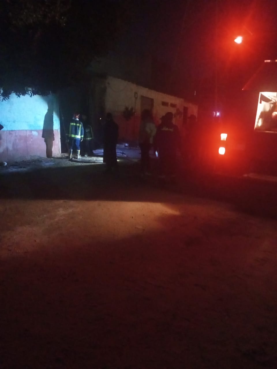 حريق في مخازن تعبئة وتغليف بسوهاج