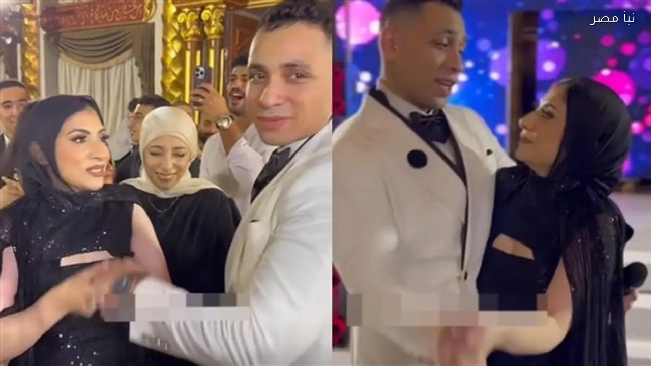 هجوم على سيدة محجبة بعد ظهورها بفستان مفتوح في حفل زفاف نجلها فيديو