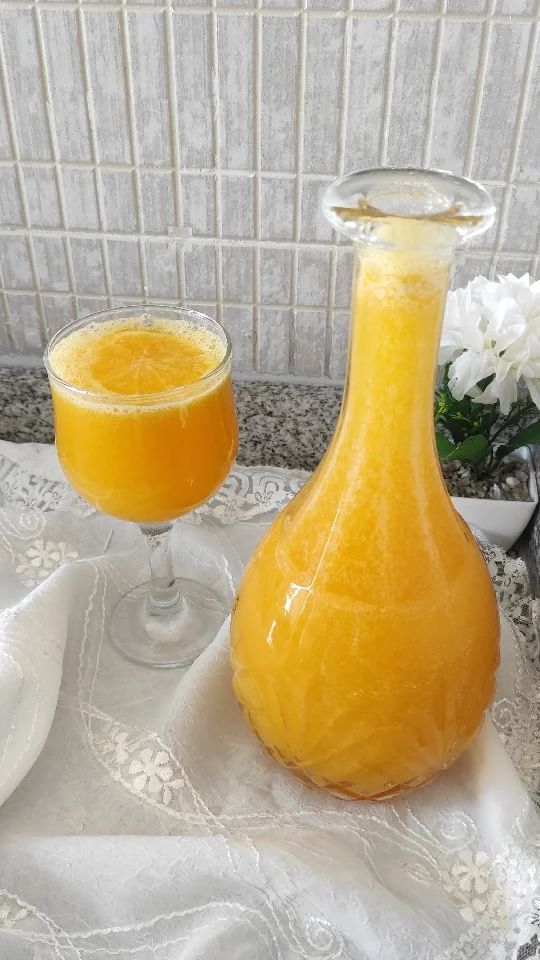طريقة عمل عصير قمر الدين بالبرتقال