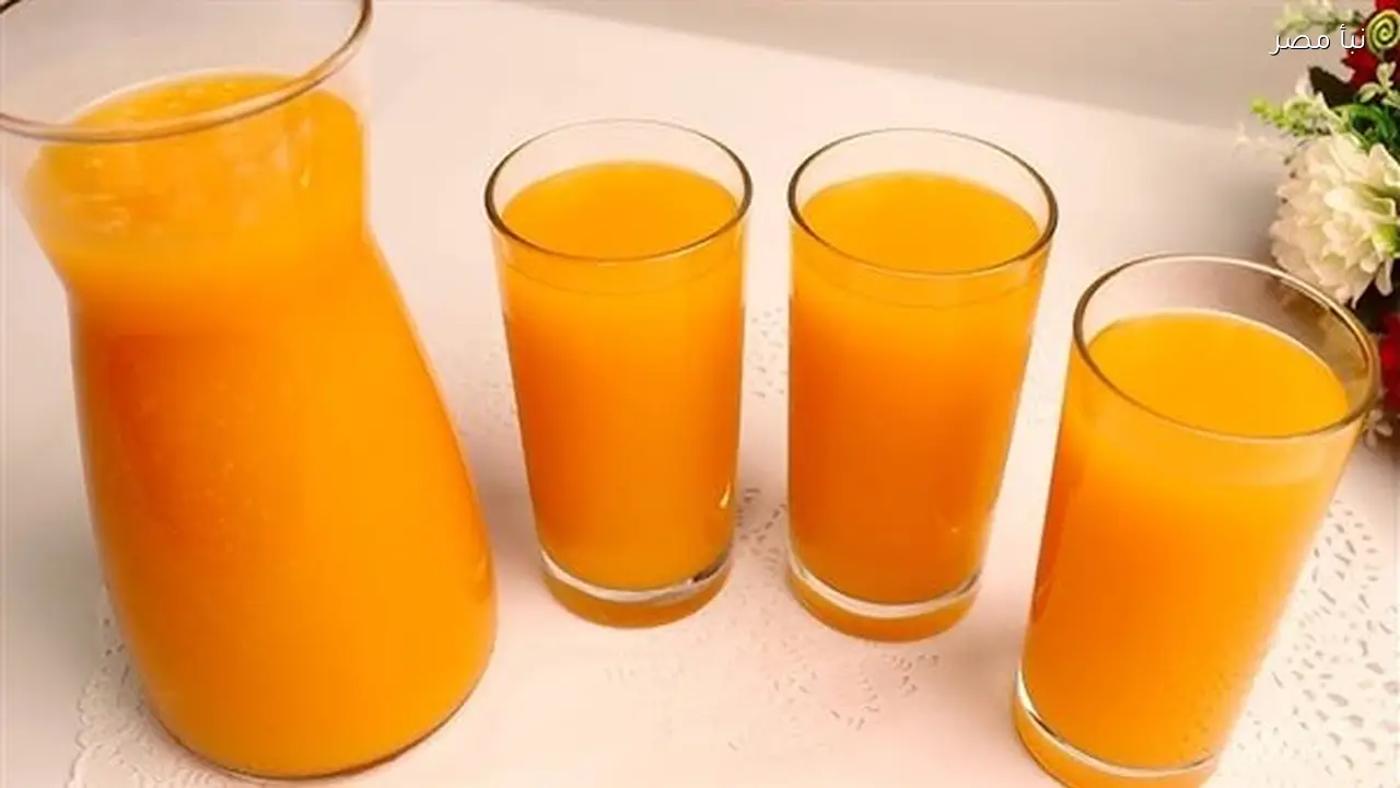 طريقة تحضير عصير قمر الدين بالبرتقال والجزر بمقادير اقتصادية ومغذية