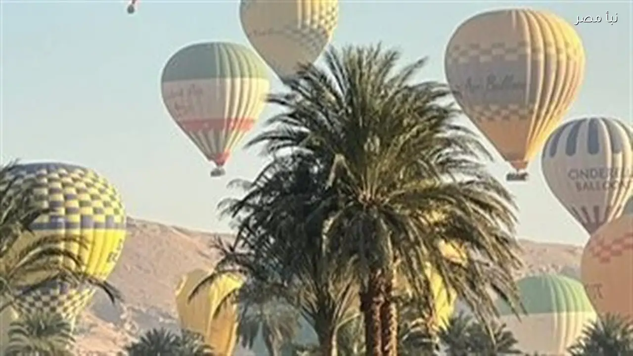 تحلق 75 رحلة بالون طائر تحمل 1750 سائحًا في سماء الأقصر