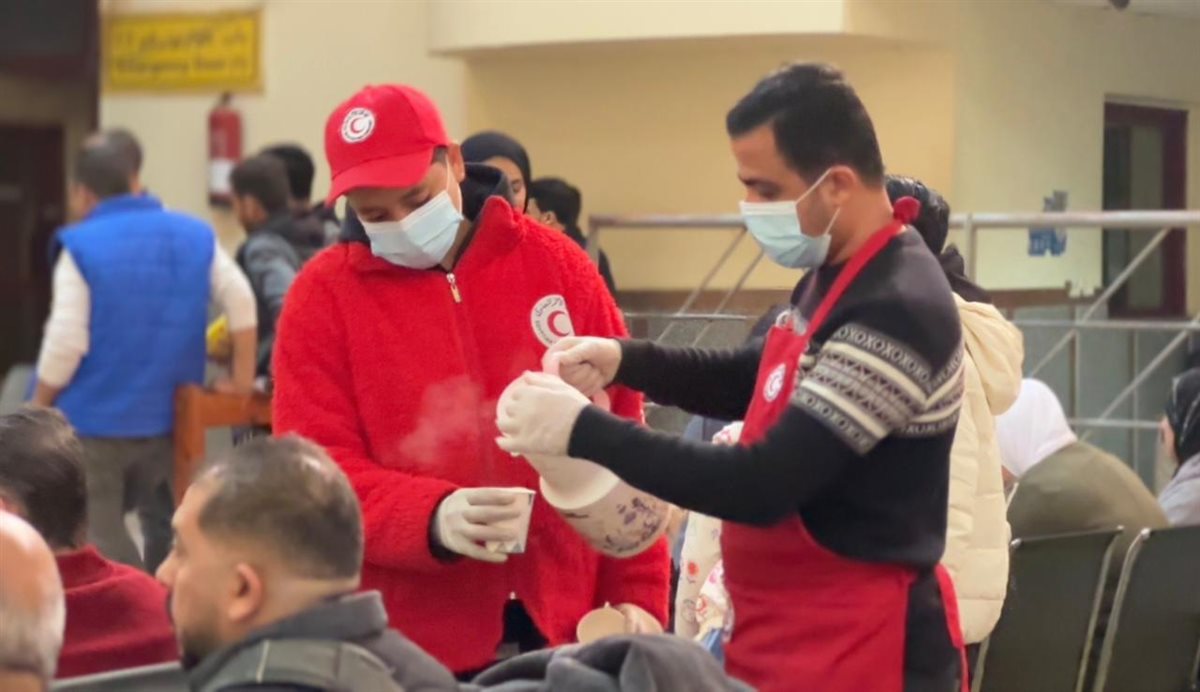 الهلال الأحمر المصري على معبر رفح