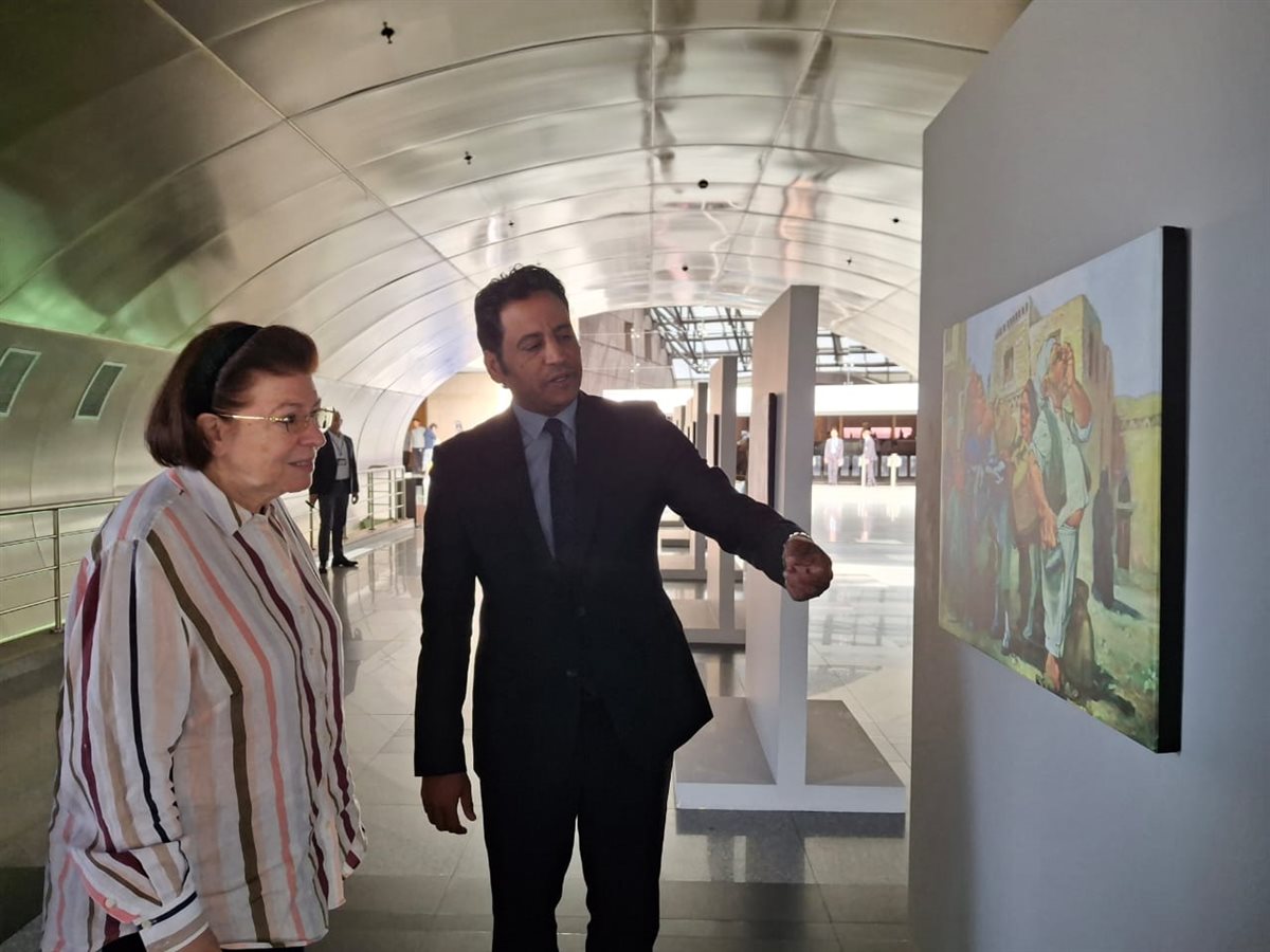 جانب من الزيارة