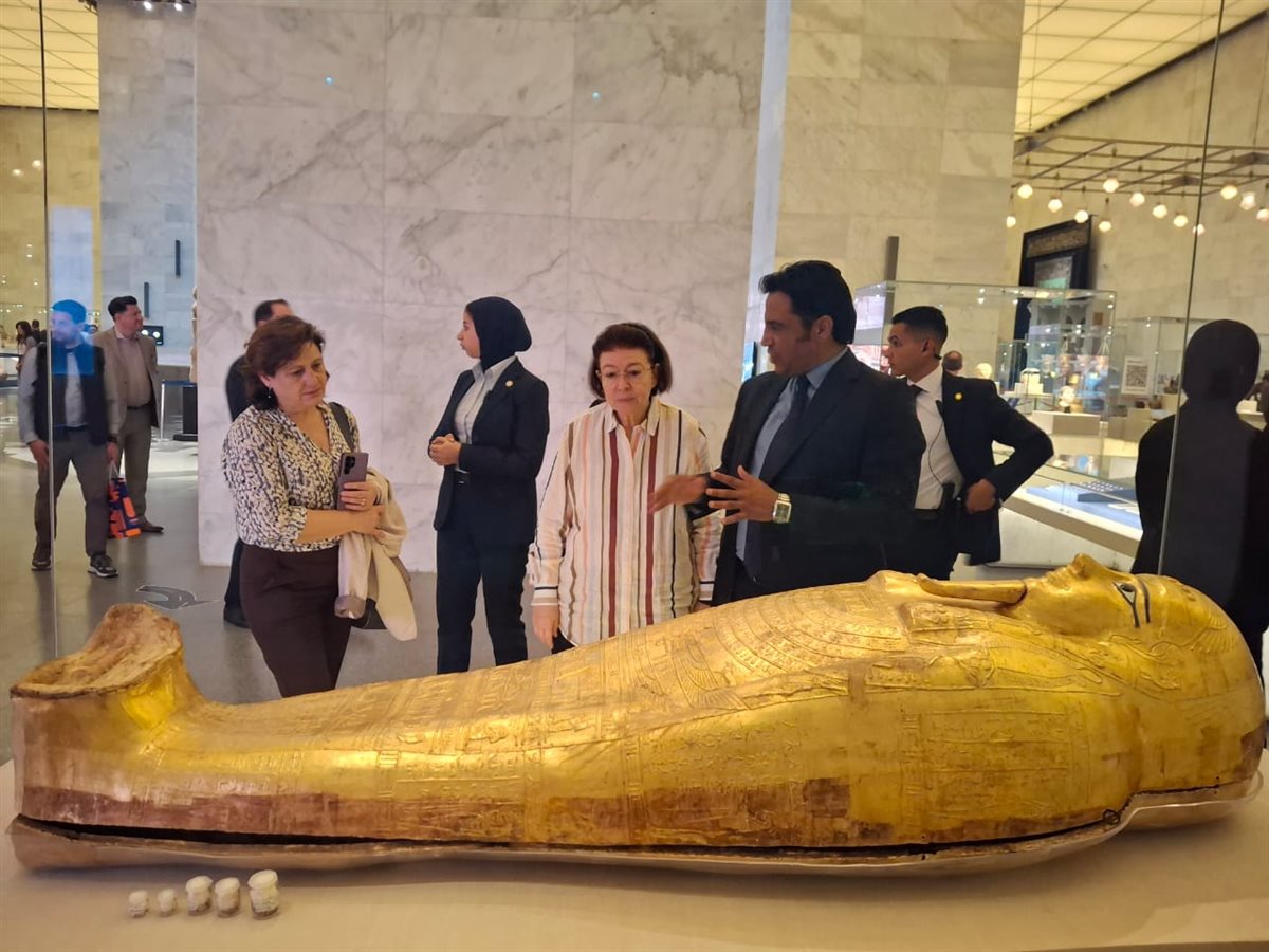 جانب من الزيارة