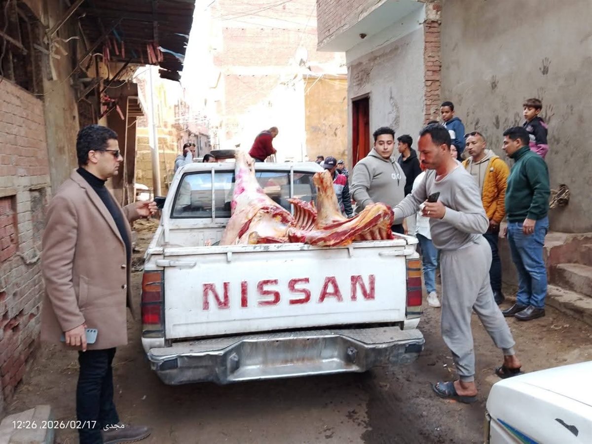 ضبط نصف طن لحوم غير صالحة للاستهلاك الآدمي بالمنوفية