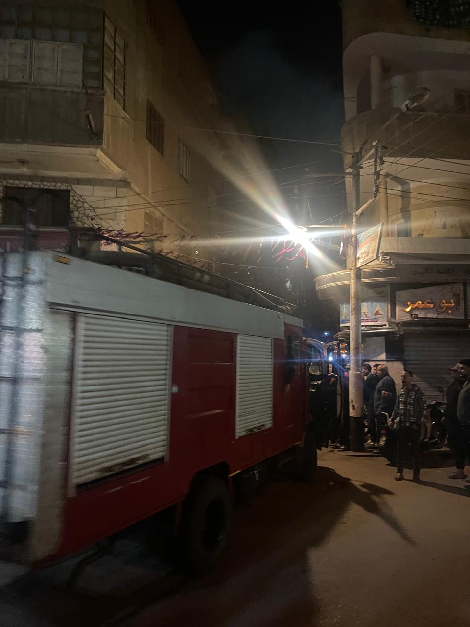 حريق هائل في منزل بالمحلة و<a href=