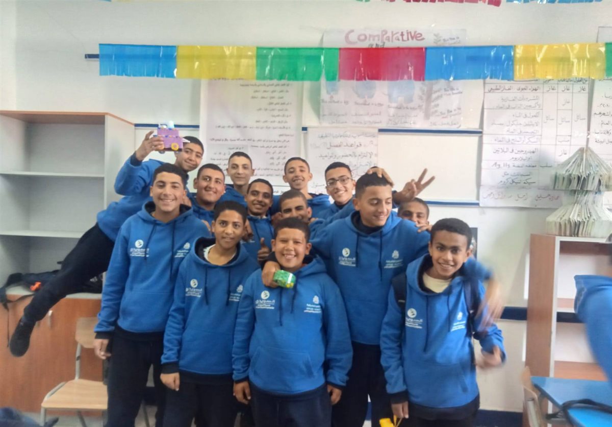 جانب من احتفالات الطلاب