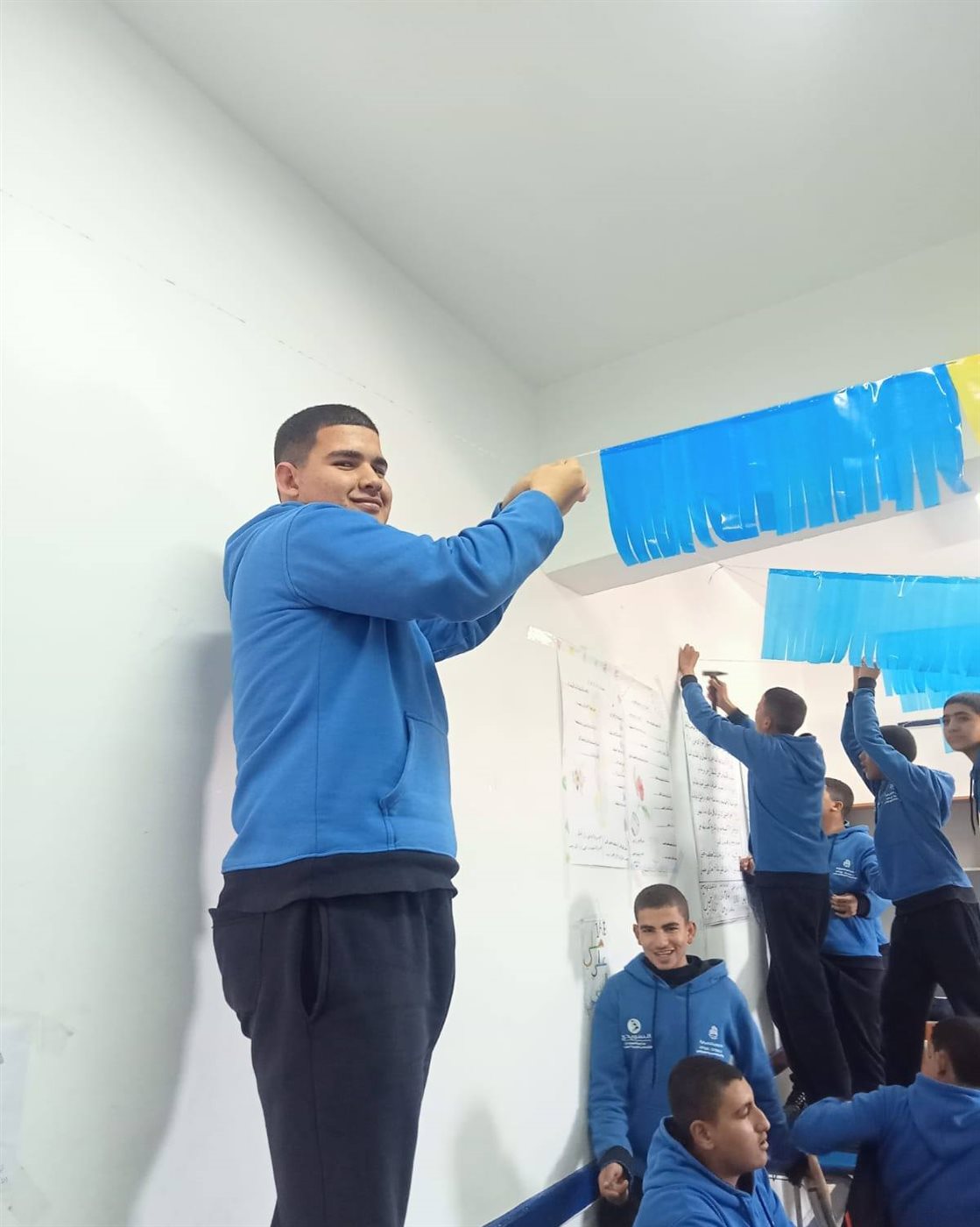 جانب من احتفالات الطلاب