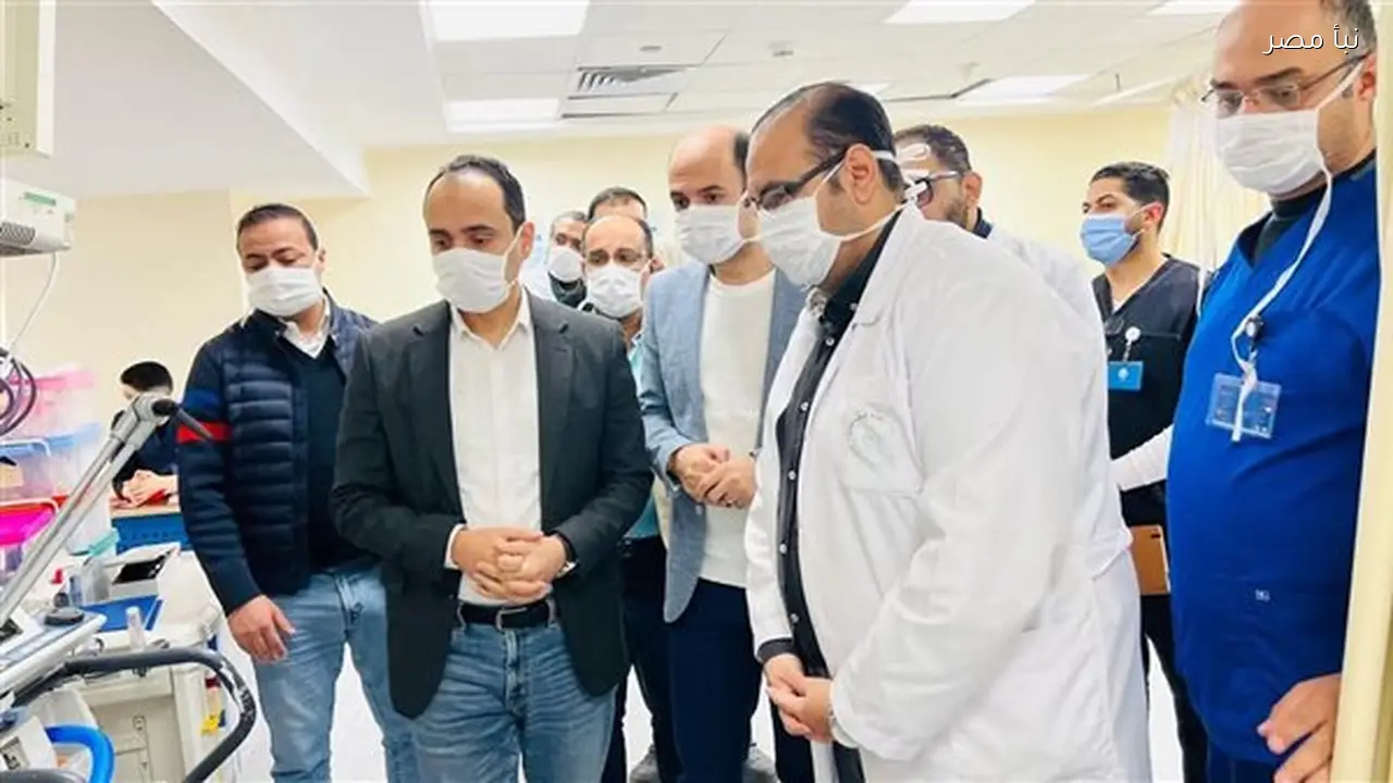مدير هيئة الرعاية الصحية ببورسعيد يقوم بزيارة مفاجئة لمستشفى 30 يونيو