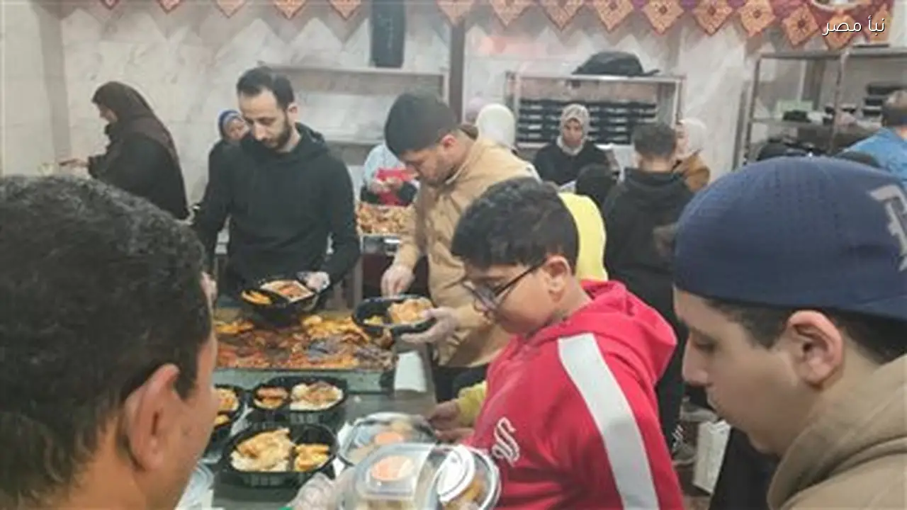 مطبخ خيري يقدم ثلاثة آلاف وجبة إفطار يومياً للصائمين في الشرقية