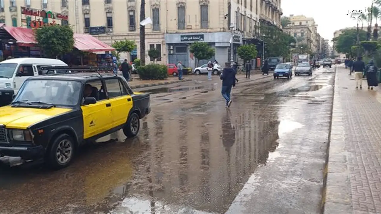 أمطار غزيرة مع صقيع ورياح شديدة تضرب الإسكندرية وتؤثر على الحياة اليومية