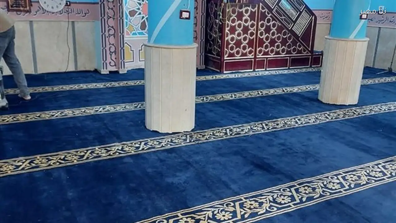 أوقاف البياضية تكمل فرش مسجد عمر بن الخطاب في الحبيل بالأقصر