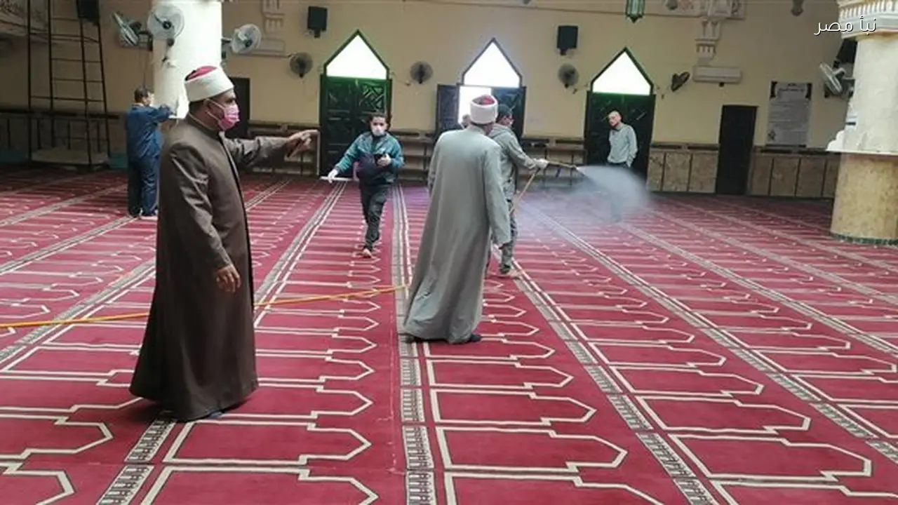 أوقاف جنوب سيناء تطلق حملة نظافة وتعقيم للمساجد استعدادا لشهر رمضان