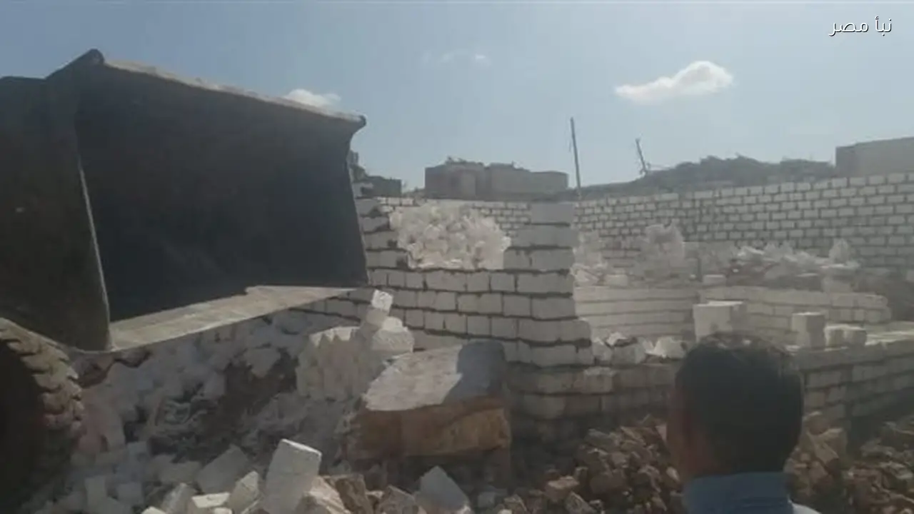 إزالة ثلاث تعديات على أراضي الائتمان الزراعي في مركز المنيا بحملات مكثفة