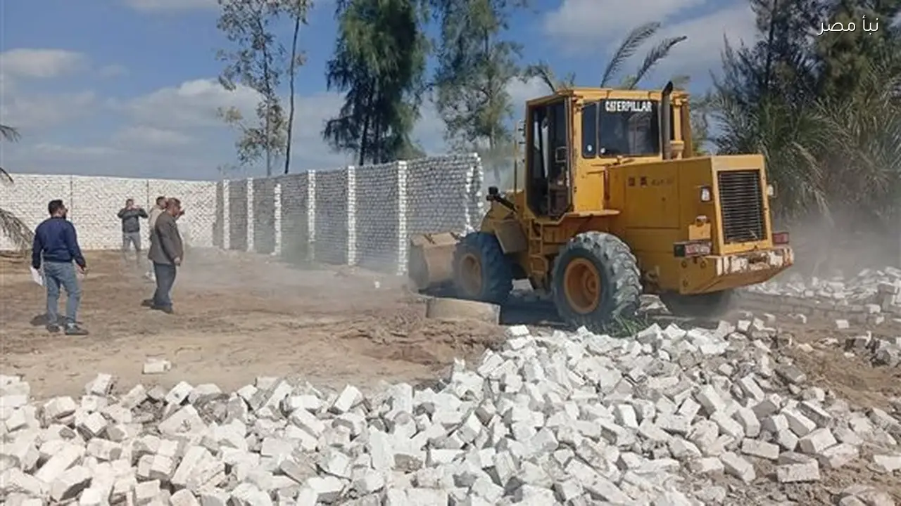 إزالة عشرين تعدياً على الأراضي الزراعية في القنطرة غرب ضمن حملة للحفاظ على الأراضي الزراعية