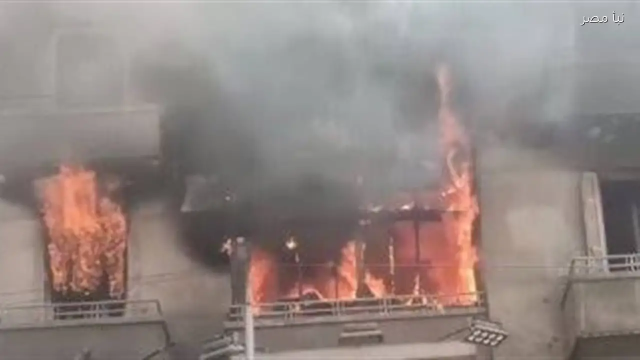 إصابة 24 شخصا باختناق نتيجة حريق في شقة سكنية بمدينة بئر العبد