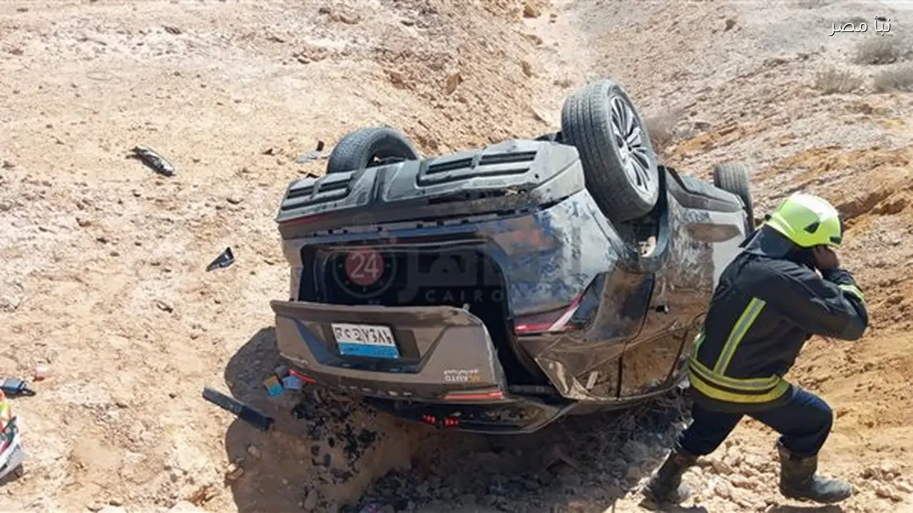 إصابة ستة أفراد من عائلة واحدة نتيجة انقلاب سيارة ملاكي في قنا